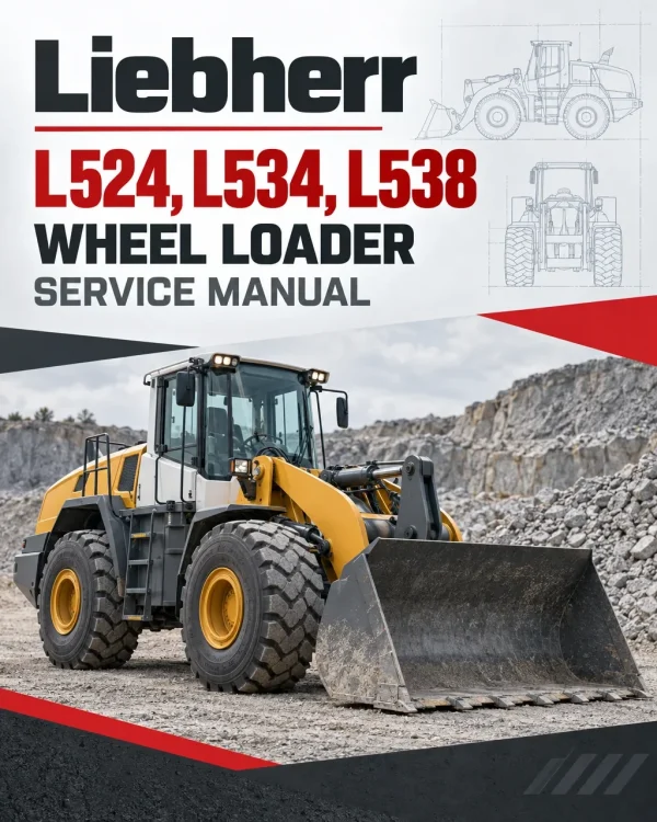 Liebherr L524, L534, L538 Wheel Loader Service Manual