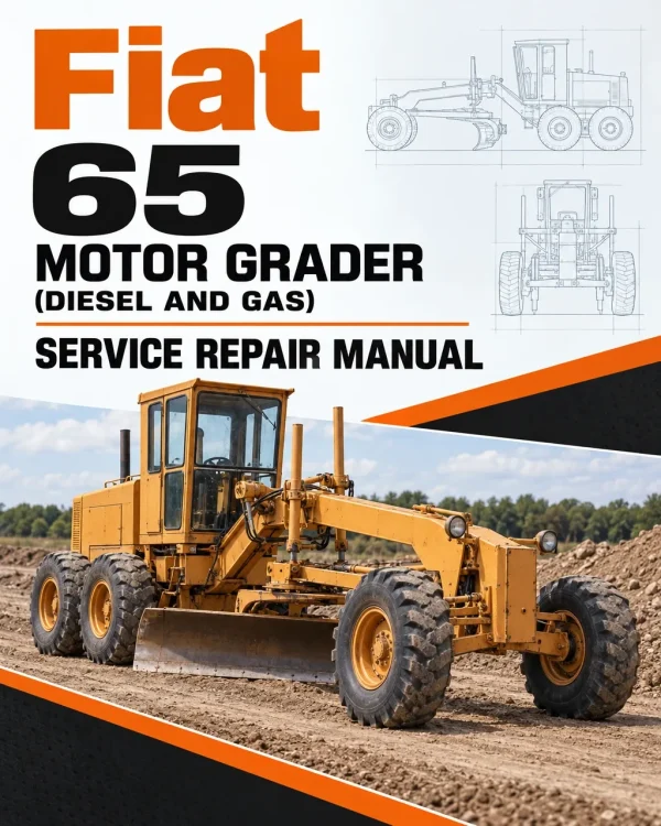 Fiat Allis 65 Motor Grader (Diesel and Gas) Tractor Service Repair Manual