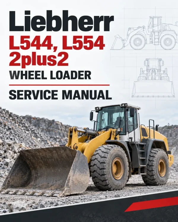 Liebherr L544, L554 2plus2 Wheel Loader Service Manual