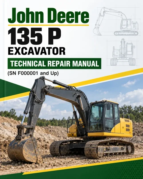 John Deere 135 P Excavator Technical Repair Manual (SN F000001 and Up)