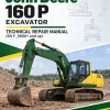 John Deere 160 P Excavator Technical Repair Manual (SN F_00001 and up)