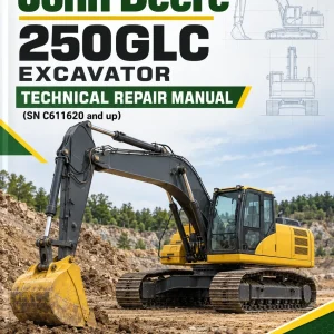 John Deere 250GLC Excavator Technical Repair Manual (SN C611620 and up)