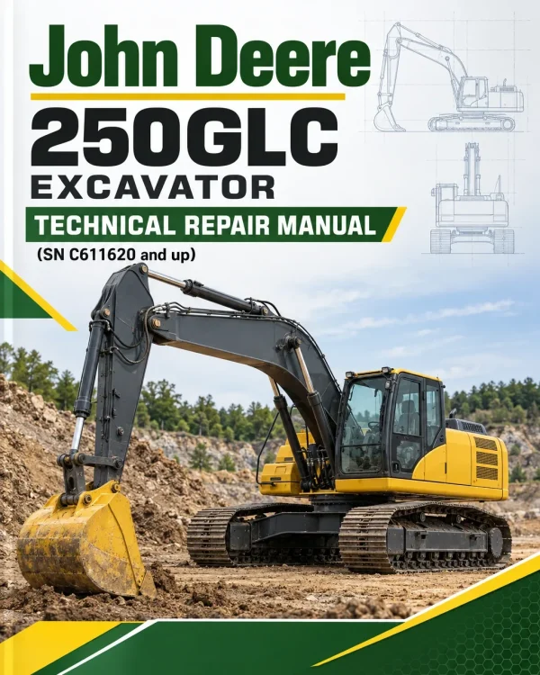 John Deere 250GLC Excavator Technical Repair Manual (SN C611620 and up) John Deere 250GLC Excavator Technical Repair Manual (SN C611620 and up)