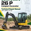 John Deere 26 P Compact Excavator Technical Repair Manual (SN K_00001 and up)