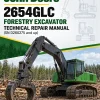John Deere 2654GLC Forestry Excavator Technical Repair Manual (SN D260275 and up)
