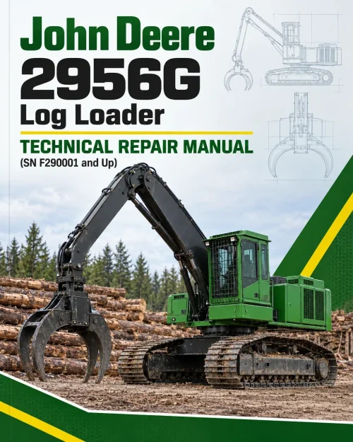John Deere 2956G Log Loader Technical Repair Manual (SN F290001 and Up)