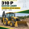 John Deere 310 P Backhoe Loader Technical Repair Manual (SN F_00004 - F_02264)