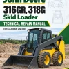John Deere 316GR, 318G Skid Loader Technical Repair Manual (SN G435000 and Up)
