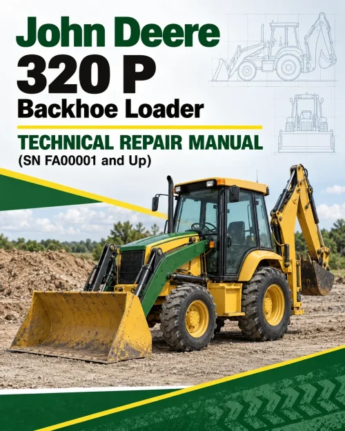 John Deere 320 P Backhoe Loader Technical Repair Manual (SN FA00001 and Up) John Deere 320 P Backhoe Loader Technical Repair Manual (SN FA00001 and Up)