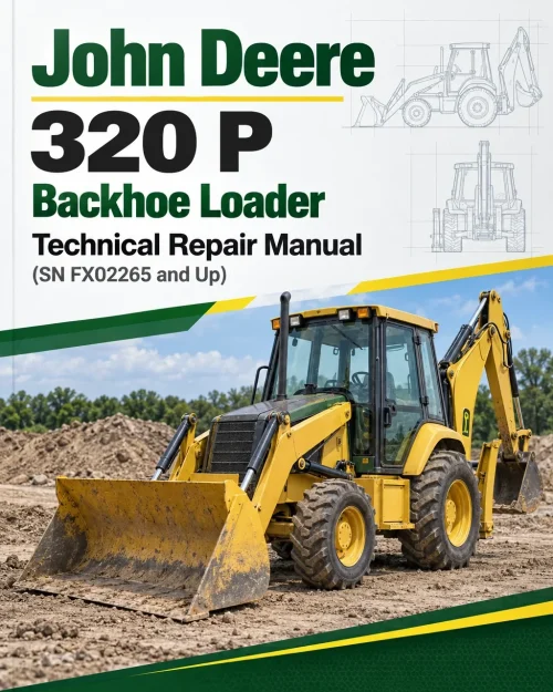 John Deere 320 P Backhoe Loader Technical Repair Manual (SN FX02265 and Up) John Deere 320 P Backhoe Loader Technical Repair Manual (SN FX02265 and Up)