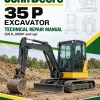 John Deere 35 P Excavator Technical Repair Manual (SN K_00001 and up)