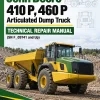 John Deere 410 P, 460 P Articulated Dump Truck Technical Repair Manual (SN F_09741 and Up)