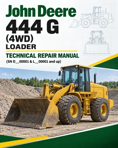 John Deere 444 G (4WD) Loader Technical Repair Manual (SN D__00001 & L__00001 and up) John Deere 444 G (4WD) Loader Technical Repair Manual (SN D__00001 & L__00001 and up)