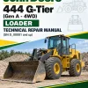 John Deere 444 G-Tier (Gen A - 4WD) Loader Technical Repair Manual (SN D_00001 and up)