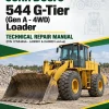 John Deere 544 G-Tier (Gen A - 4WD) Loader Technical Repair Manual (PIN 1YN544GA - LA00001 & DA00001 and up)
