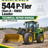 John Deere 544 P-Tier (Gen A - 4WD) Loader Technical Repair Manual (SN L_15418 and up)