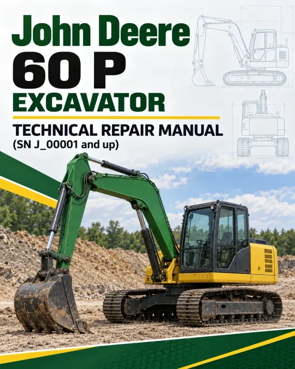 John Deere 60 P Excavator Technical Repair Manual (SN J_00001 and up) John Deere 60 P Excavator Technical Repair Manual (SN J_00001 and up)