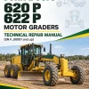 John Deere 620 P, 622 P Motor Graders Technical Repair Manual (SN F_00001 and up)