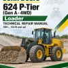 John Deere 624 P-Tier (Gen A - 4WD) Loader Technical Repair Manual (SN L_15418 and up)