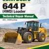 John Deere 644 P (4WD) Loader Technical Repair Manual (SN L_18490 and Up)