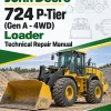 John Deere 724 P-Tier (Gen A - 4WD) Loader Technical Repair Manual (SN L_15418 and up)