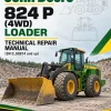 John Deere 824 P (4WD) Loader Technical Repair Manual (SN D_08614 and up)