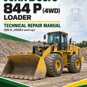 John Deere 844 P (4WD) Loader Technical Repair Manual (SN D_05963 and up) John Deere 844 P (4WD) Loader Technical Repair Manual (SN D_05963 and up)