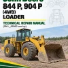 John Deere 844 P, 904 P (4WD) Loader Technical Repair Manual (SN L_05963 and up)