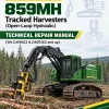 John Deere 859MH Tracked Harvesters (Open-Loop Hydraulic) Technical Repair Manual (SN C409163 & D409163 and up)