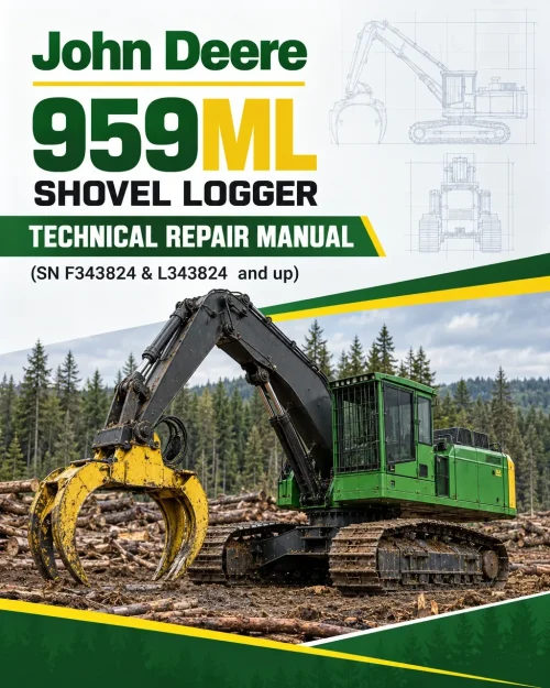 John Deere 959ML Shovel Logger Technical Repair Manual (SN F343824 & L343824 and up) John Deere 959ML Shovel Logger Technical Repair Manual (SN F343824 & L343824 and up)