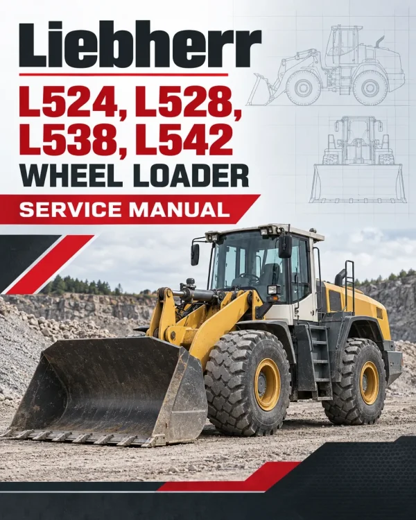Liebherr L524, L528, L538, L542 Wheel Loader Service Manual Liebherr L524, L528, L538, L542 Wheel Loader Service Manual