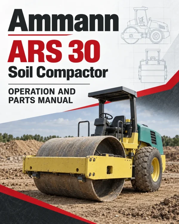 Ammann ARS 30 Soil Compactor Operation and Parts Manual