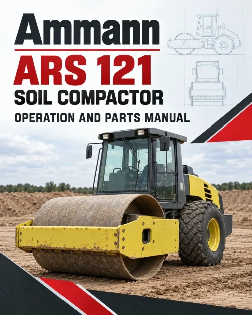 Ammann ARS 121 Soil Compactor Operation and Parts Manual Ammann ARS 121 Soil Compactor Operation and Parts Manual