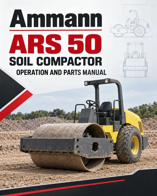 Ammann ARS 50 Soil Compactor Operation and Parts Manual