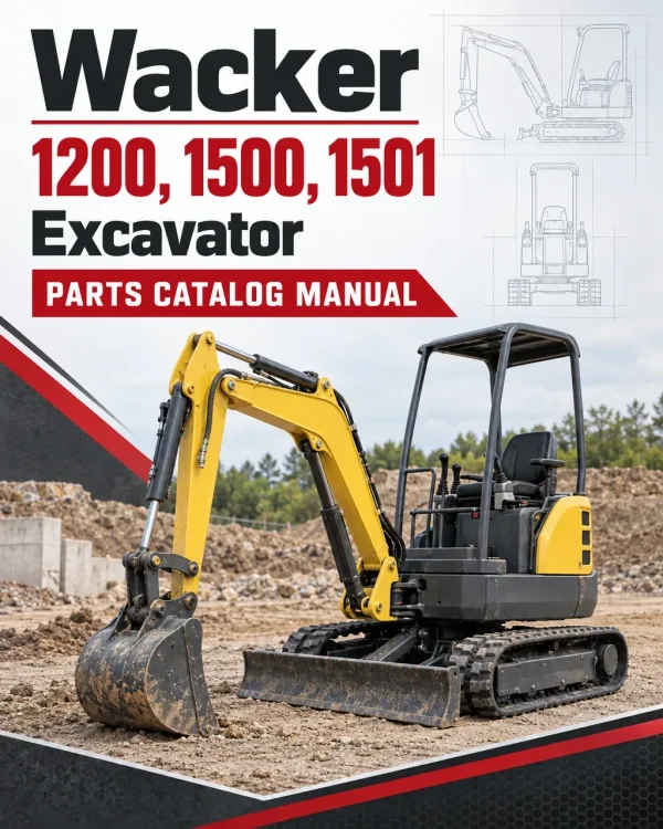 Wacker Neuson 1200, 1500, 1501 Excavator Parts Catalog Manual (German) Wacker Neuson 1200, 1500, 1501 Excavator Parts Catalog Manual (German)