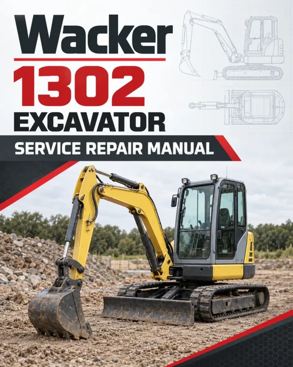 Wacker Neuson 1302 Excavator Service Repair Manual Wacker Neuson 1302 Excavator Service Repair Manual