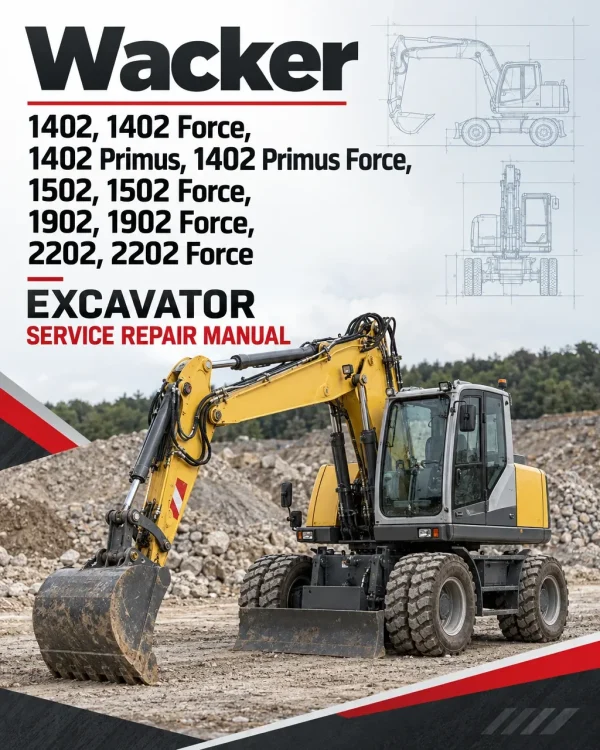 Wacker Neuson 1402, 1402 Force, 1402 Primus, 1402 Primus Force, 1502, 1502 Force, 1902, 1902 Force, 2202, 2202 Force Excavator Service Repair Manual Wacker Neuson 1402, 1402 Force, 1402 Primus, 1402 Primus Force, 1502, 1502 Force, 1902, 1902 Force, 2202, 2202 Force Excavator Service Repair Manual