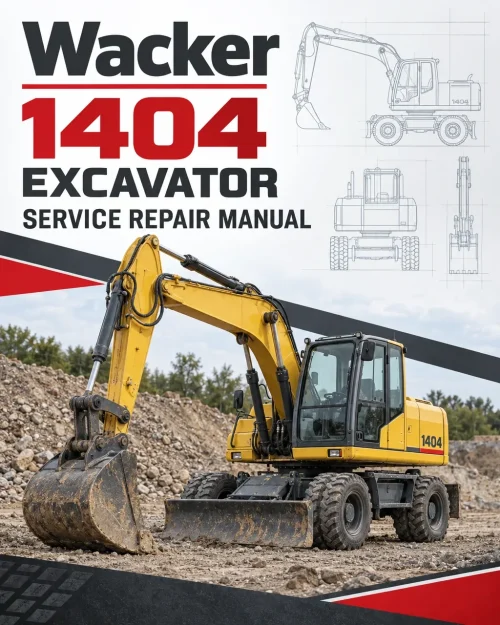Wacker Neuson 1404 Excavator Service Repair Manual Wacker Neuson 1404 Excavator Service Repair Manual