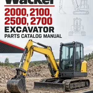 Wacker Neuson 2000, 2100, 2500, 2700 Excavator Parts Catalog Manual Wacker Neuson 2000, 2100, 2500, 2700 Excavator Parts Catalog Manual