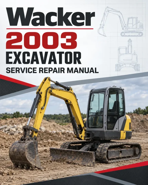 Wacker Neuson 2003 Excavator Service Repair Manual Wacker Neuson 2003 Excavator Service Repair Manual