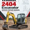 Wacker Neuson 2404 Excavator Service Repair Manual Wacker Neuson 2404 Excavator Service Repair Manual