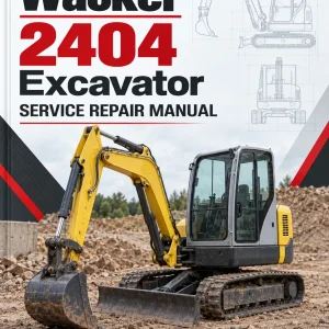 Wacker Neuson 2404 Excavator Service Repair Manual