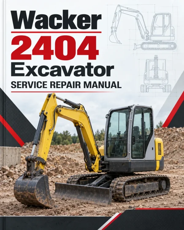 Wacker Neuson 2404 Excavator Service Repair Manual Wacker Neuson 2404 Excavator Service Repair Manual
