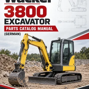 Wacker Neuson 3800 Excavator Parts Catalog Manual (German) Wacker Neuson 3800 Excavator Parts Catalog Manual (German)