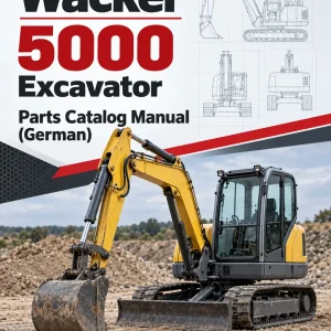 Wacker Neuson 5000 Excavator Parts Catalog Manual (German)