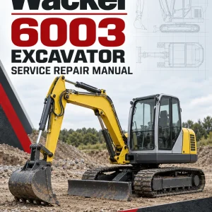 Wacker Neuson 6003 Excavator Service Repair Manual Wacker Neuson 6003 Excavator Service Repair Manual
