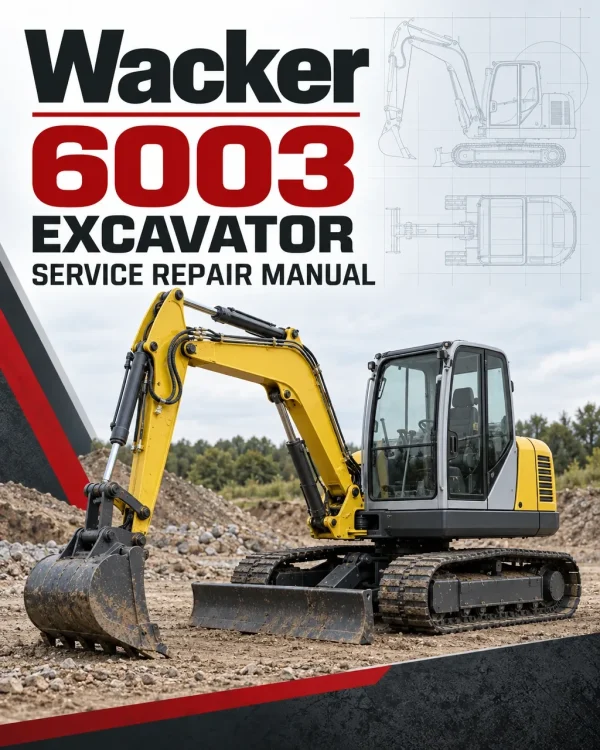 Wacker Neuson 6003 Excavator Service Repair Manual Wacker Neuson 6003 Excavator Service Repair Manual