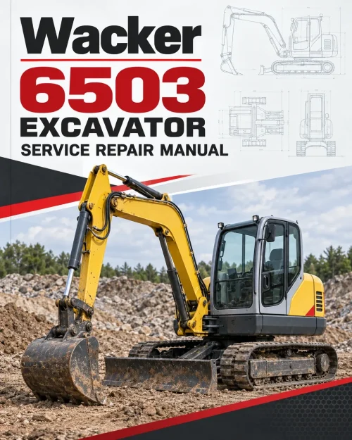 Wacker Neuson 6503 Excavator Service Repair Manual Wacker Neuson 6503 Excavator Service Repair Manual