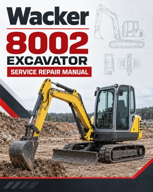 Wacker Neuson 8002 Excavator Service Repair Manual Wacker Neuson 8002 Excavator Service Repair Manual