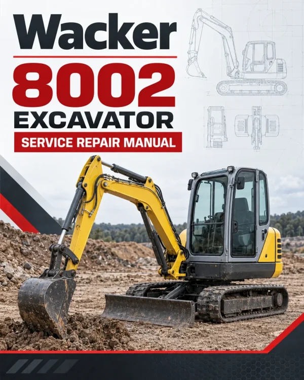 Wacker Neuson 8002 Excavator Service Repair Manual Wacker Neuson 8002 Excavator Service Repair Manual